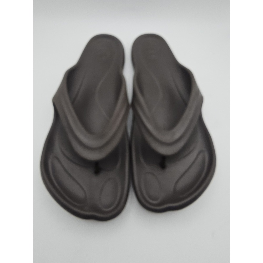Crocs Brown Comfort Flip Flops Size M11/W13 Slip On Sandals